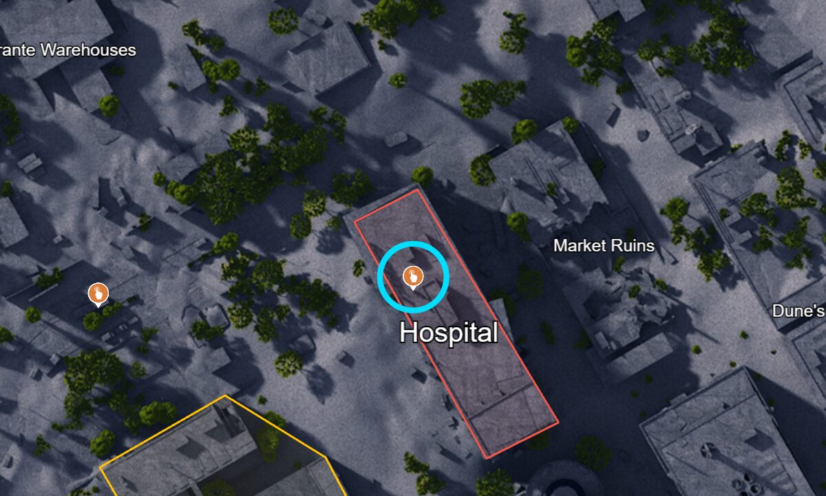 Button 10 location in Buried City