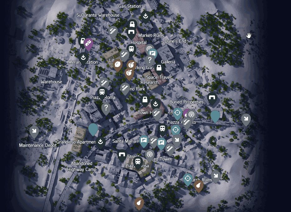 Buried City map preview