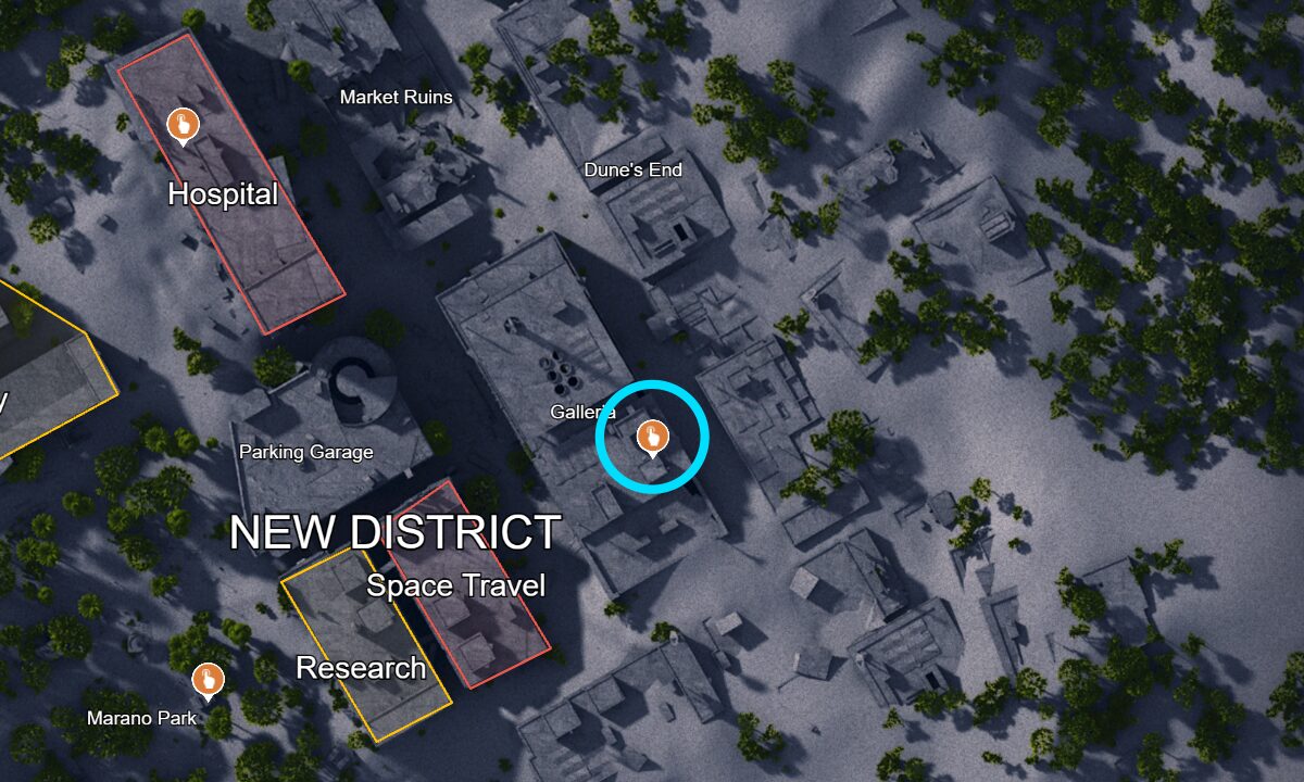 Button 2 location in Buried City