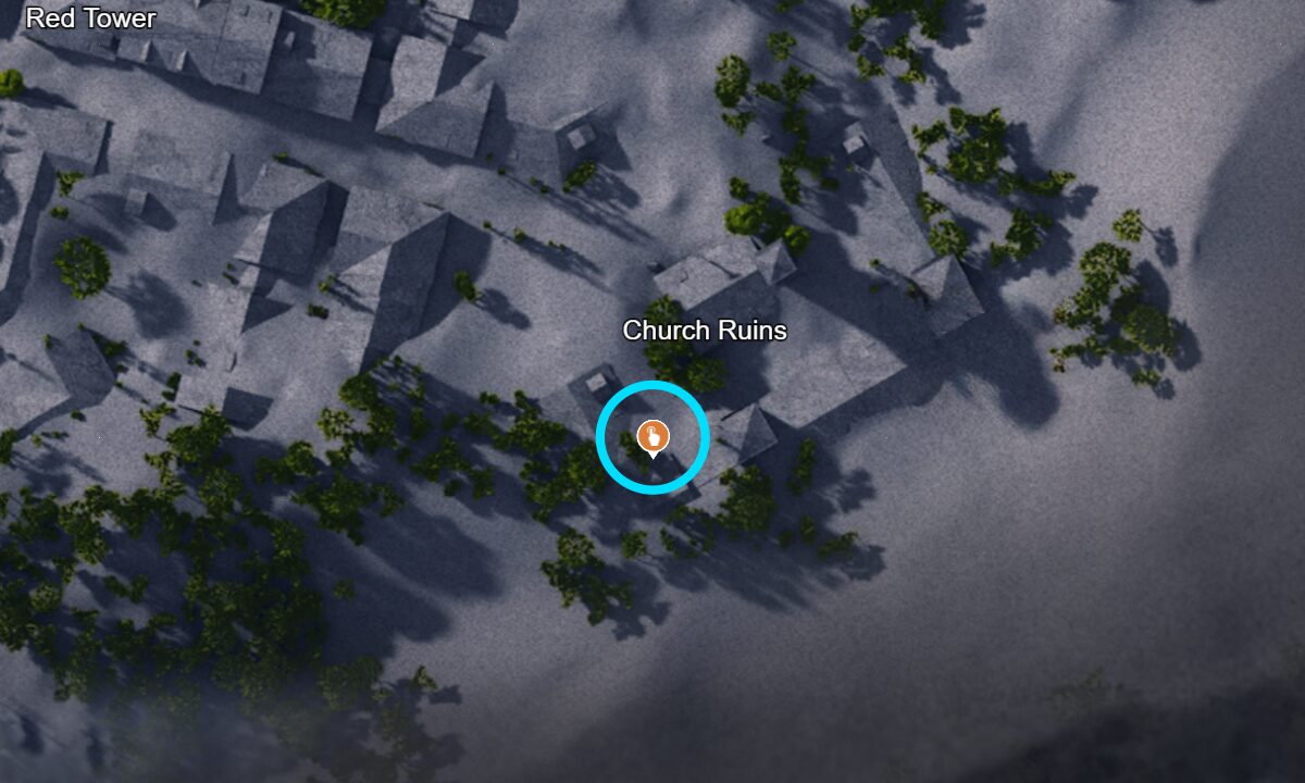 Button 12 location in Buried City