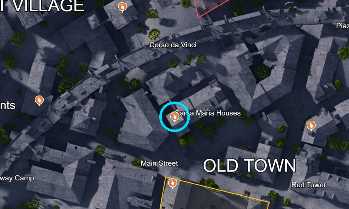 Button 13 location in Buried City