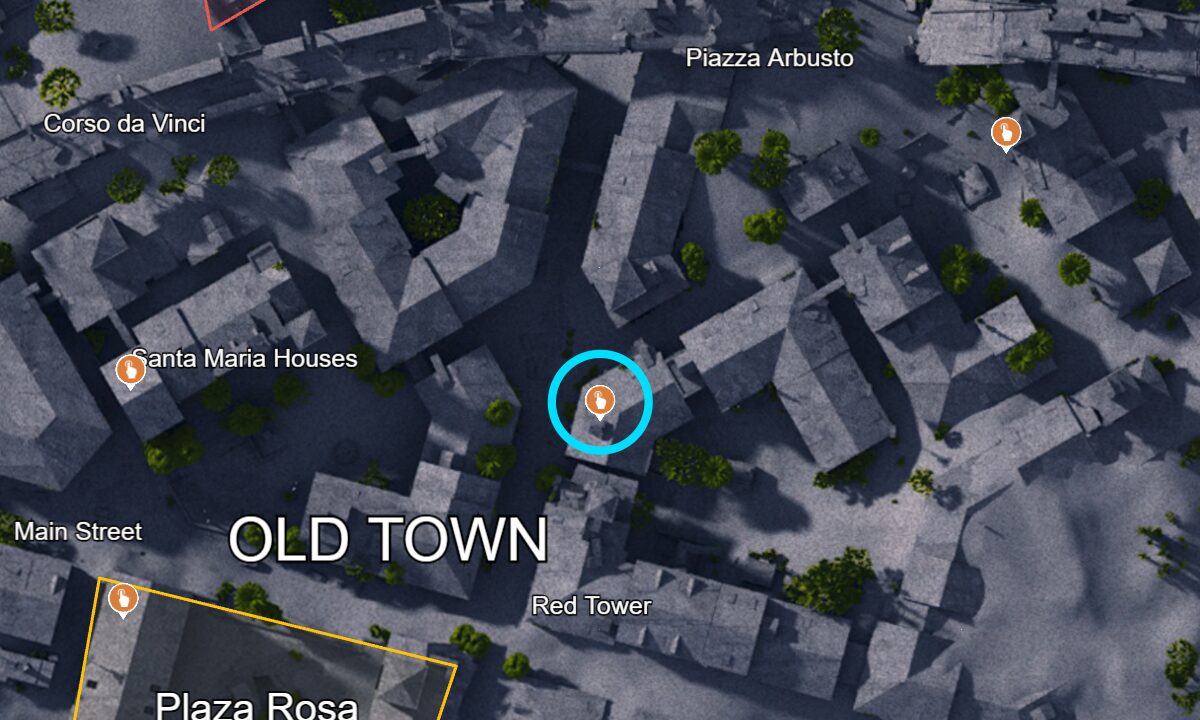 Button 15 location in Buried City