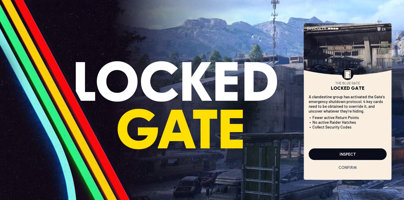 Locked Gate reinforced checkpoint on Blue Gate