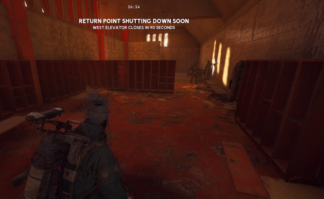 Staff Locker Room interior